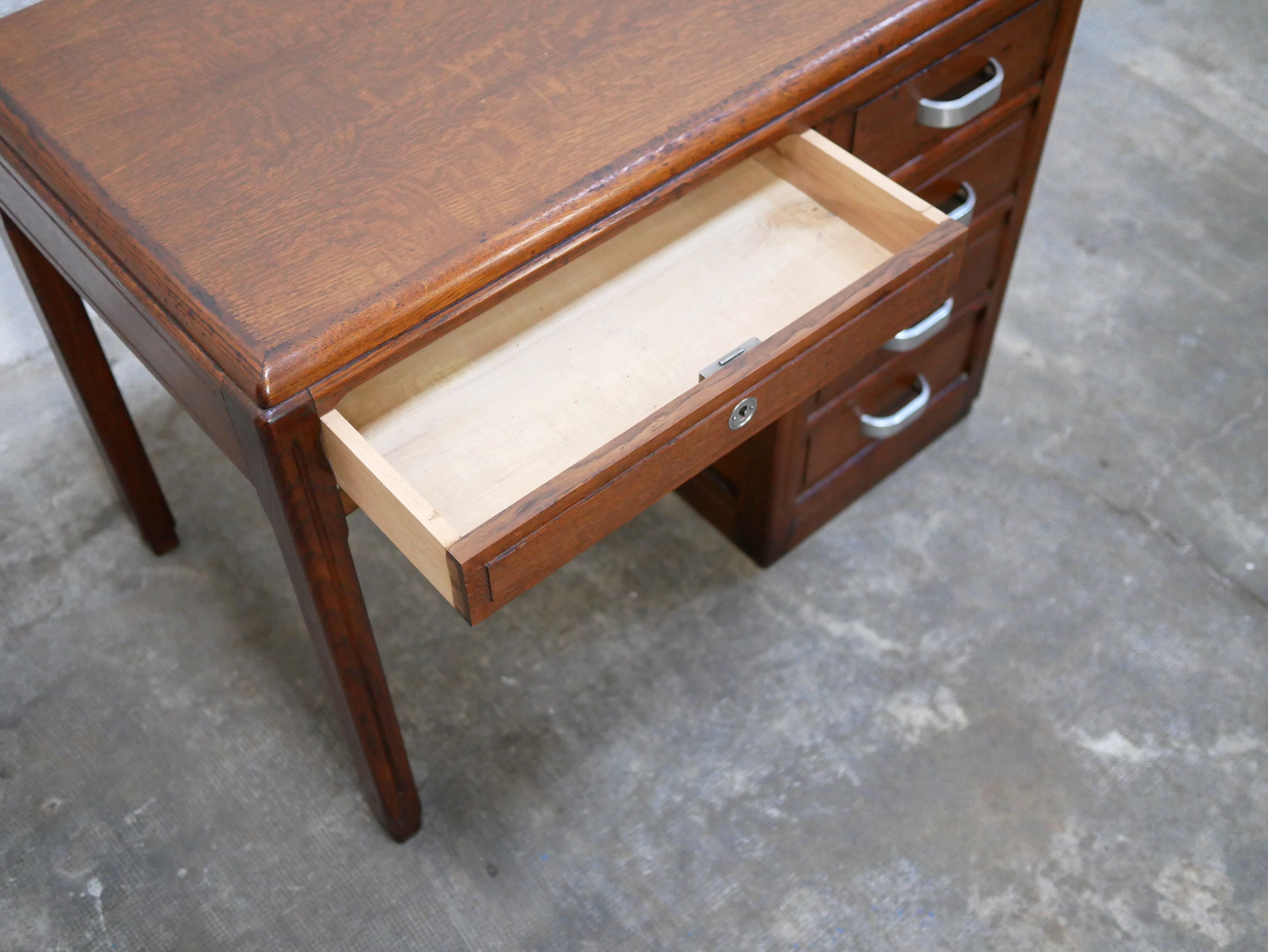 Vintage oak desk