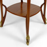 Pedestal table "Olga" by Louis Majorelle in mahogany, France, circa 1900