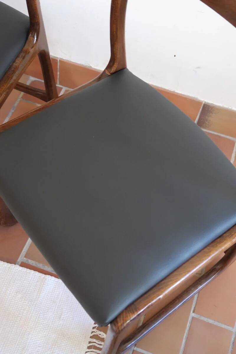 3 Baumann Bémol chairs (sledge), 1960s
