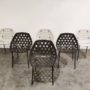 Vintage coquillage chairs by Pierre Guariche for Meurop, 1960