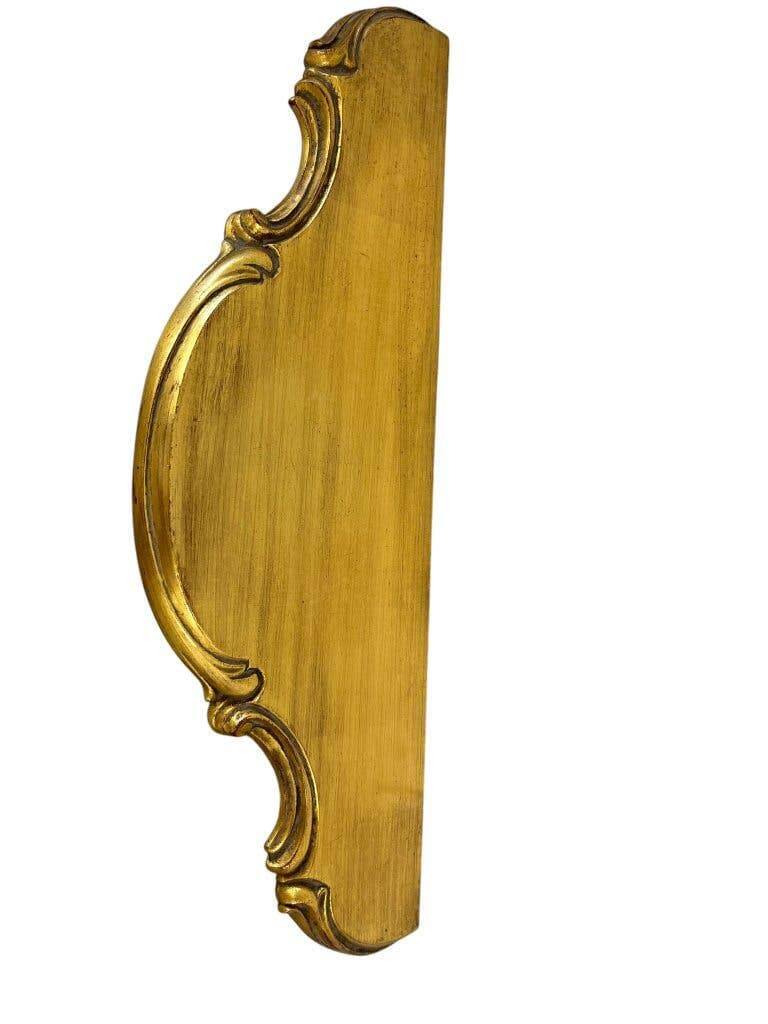 Baroque vintage gold wall-mounted console/table.