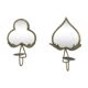 Lot de 2 miroirs avec bougeoirs