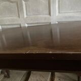 Table ovale accajou