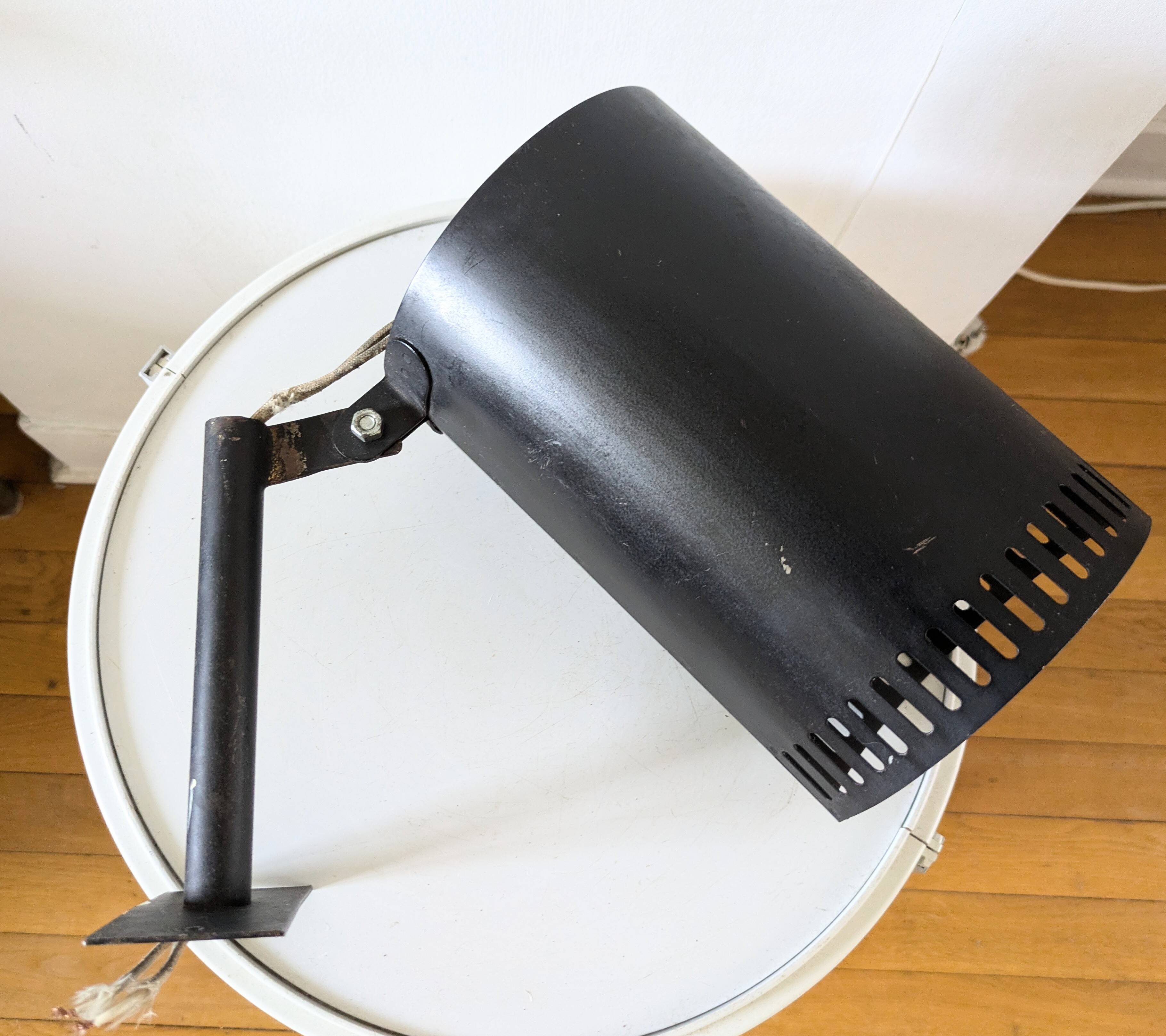 Large 60s design tube wall light