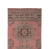 Vintage Turkish Oushak Rug Handwoven 79x664 cm