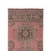 Tapis vintage turc de oushak tissé à la main 79x664 cm