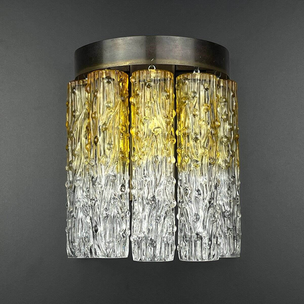 Vintage wall lamp Tronchi by Venini, Italy, 1960s