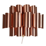 Mid-Century Wall Light in Copper by Werner Schou, Denmark