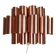 Mid-Century Wall Light in Copper by Werner Schou, Denmark