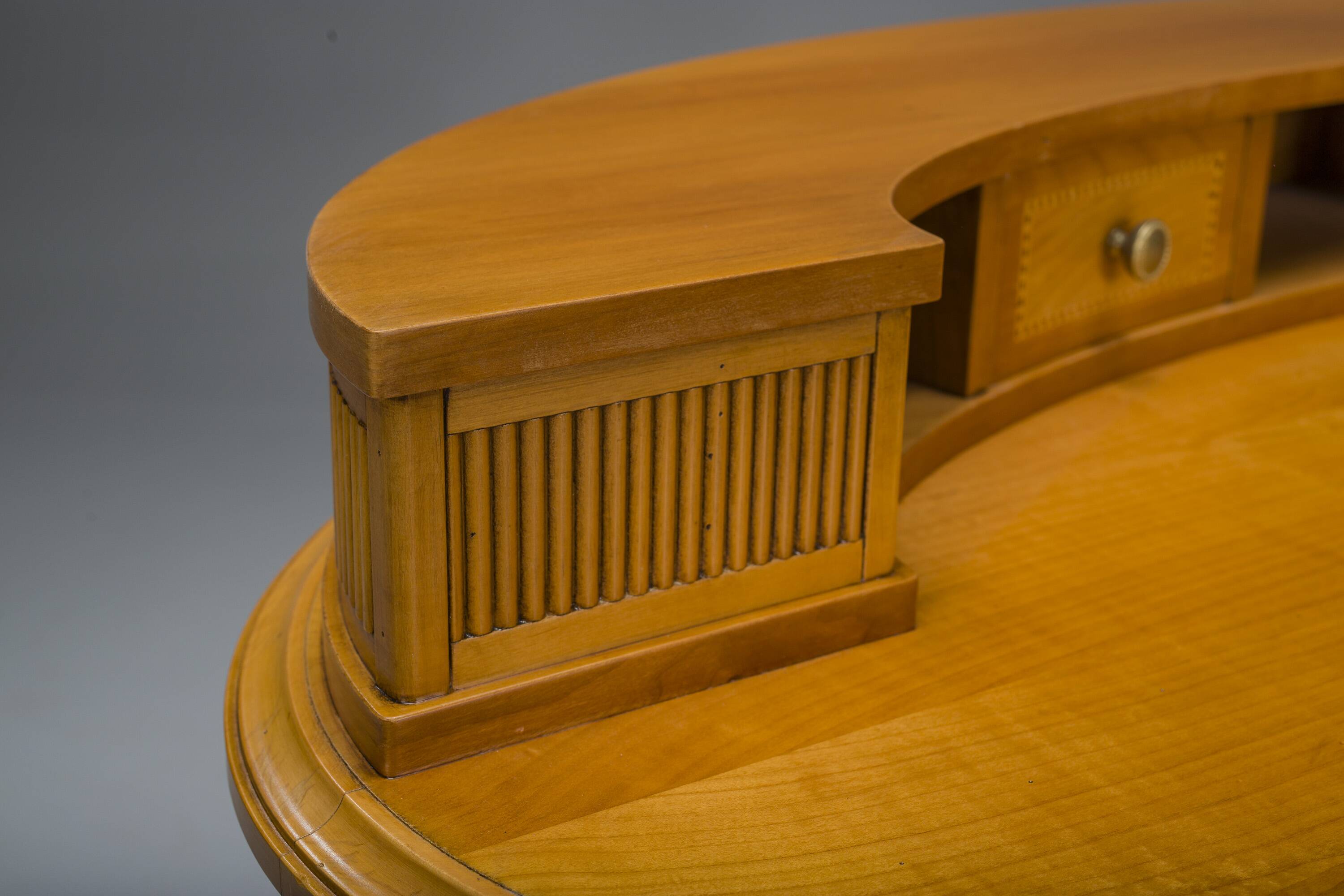 Biedermeier Dressing Table and Armchair from Selva, Italy, Set of 2