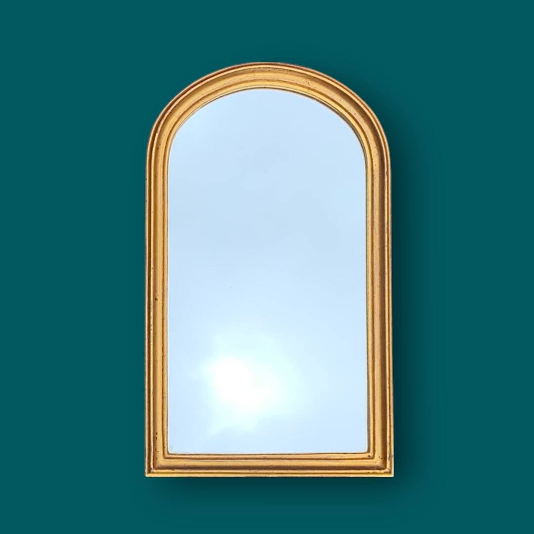 Antique Deknudt gilded arch mirror – model 1913.118