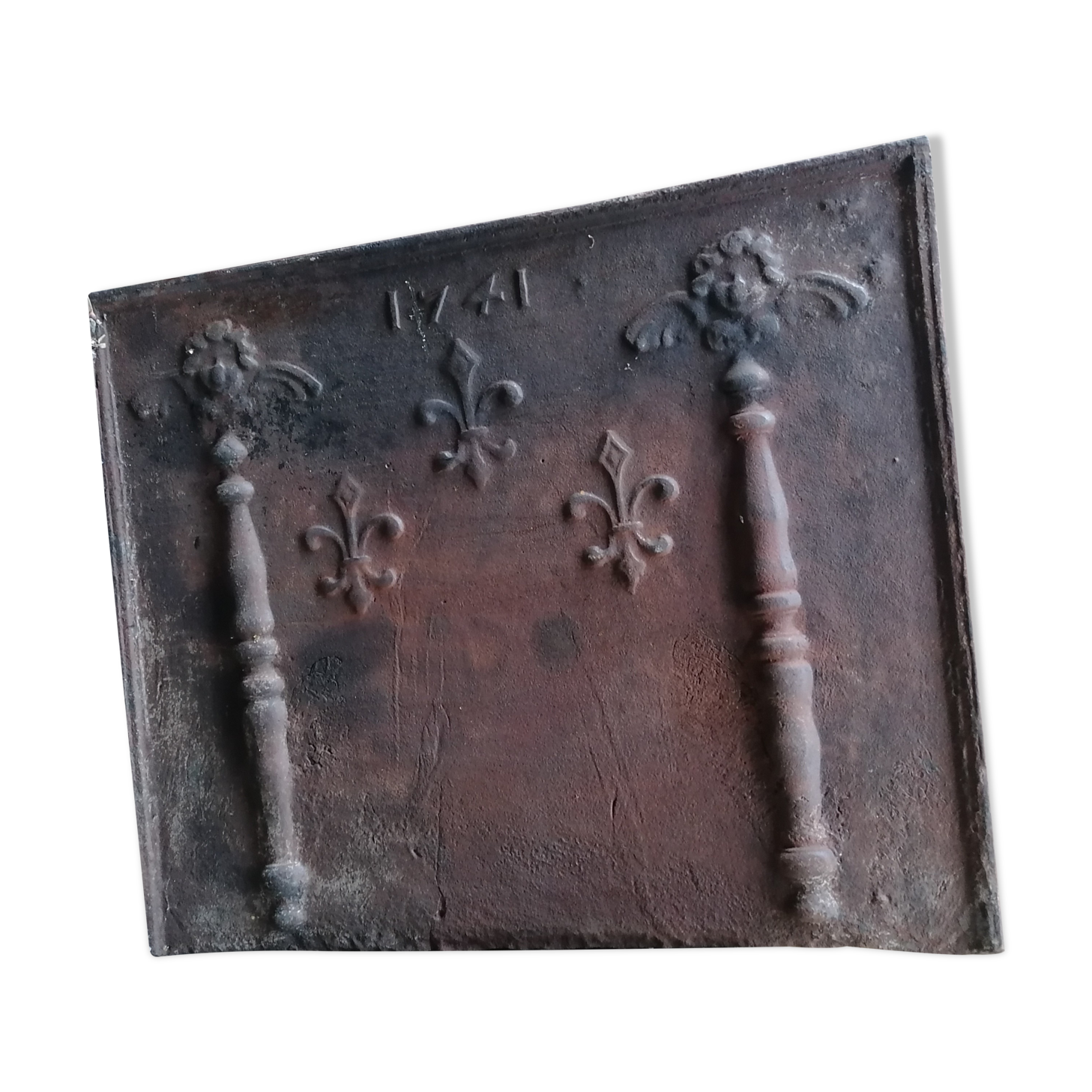 Fireplace plate