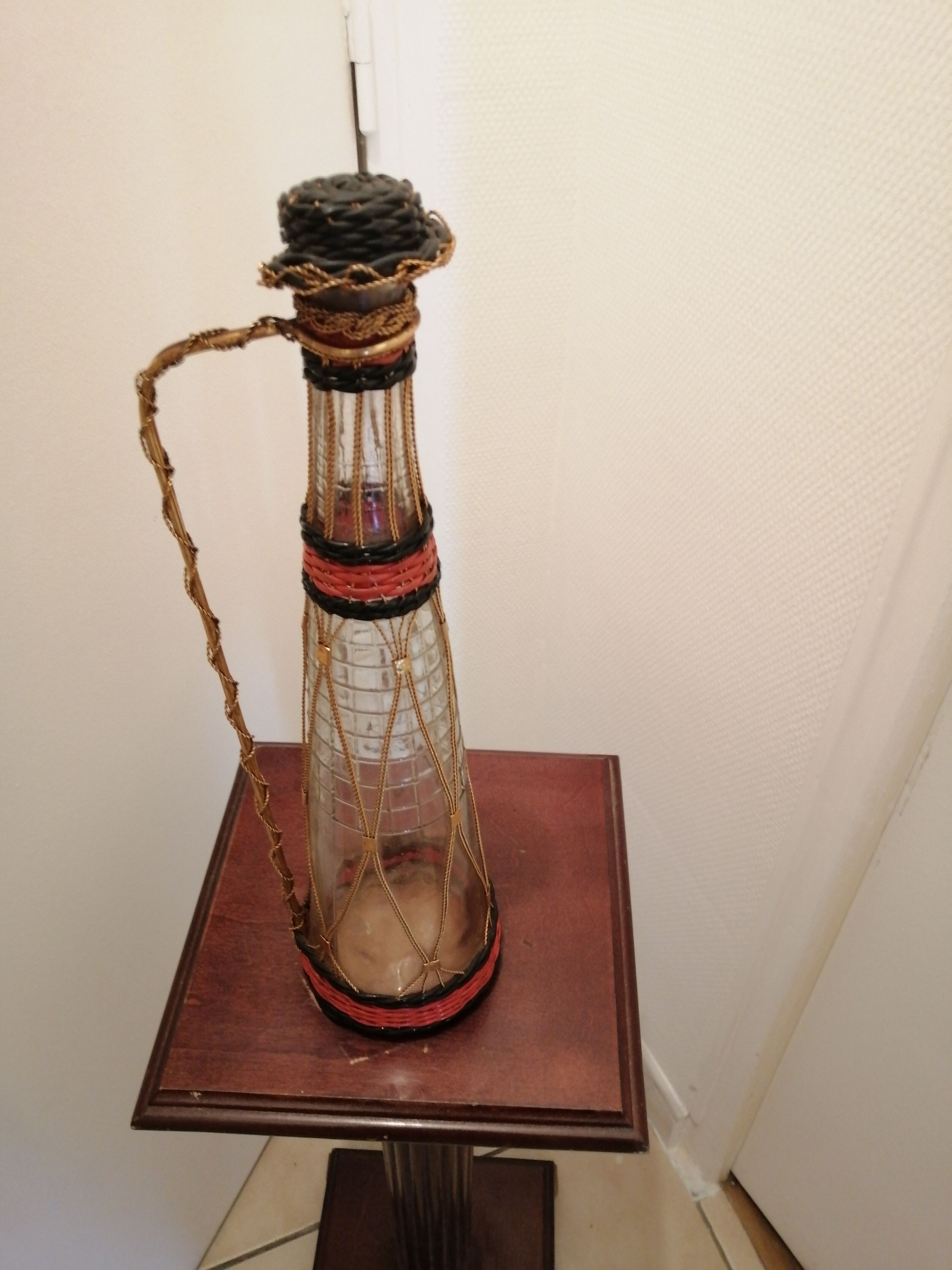 Vintage glass bottle