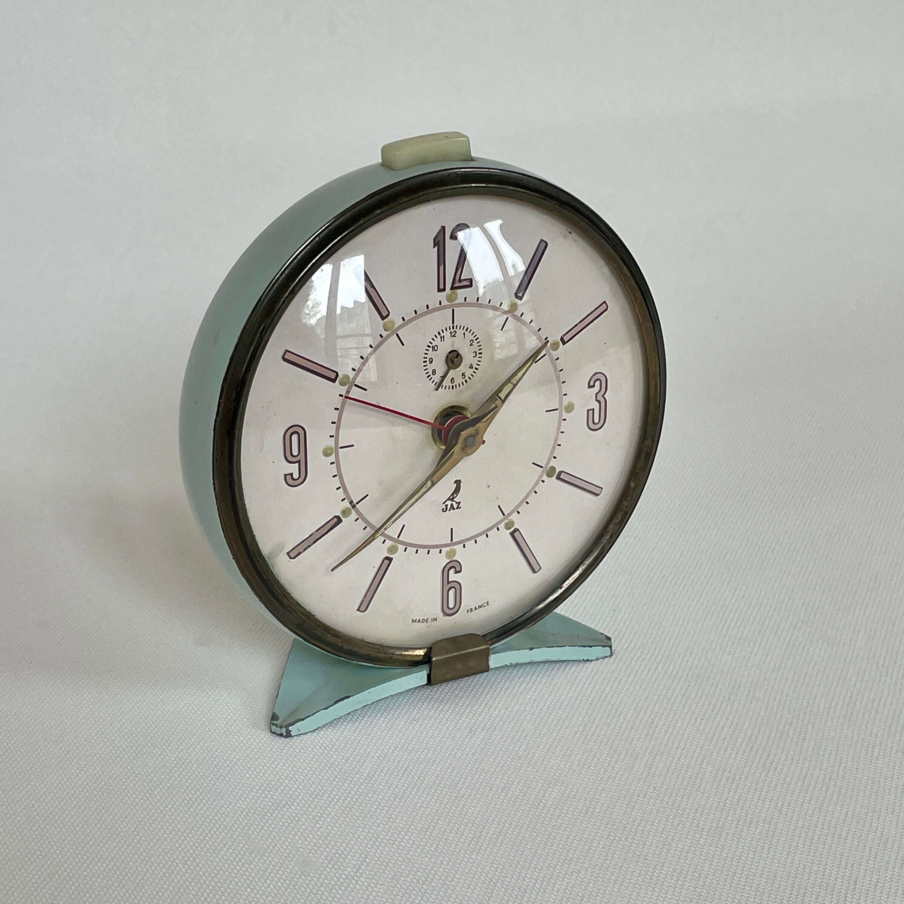 Vintage clock alarm clock JAZ 1960