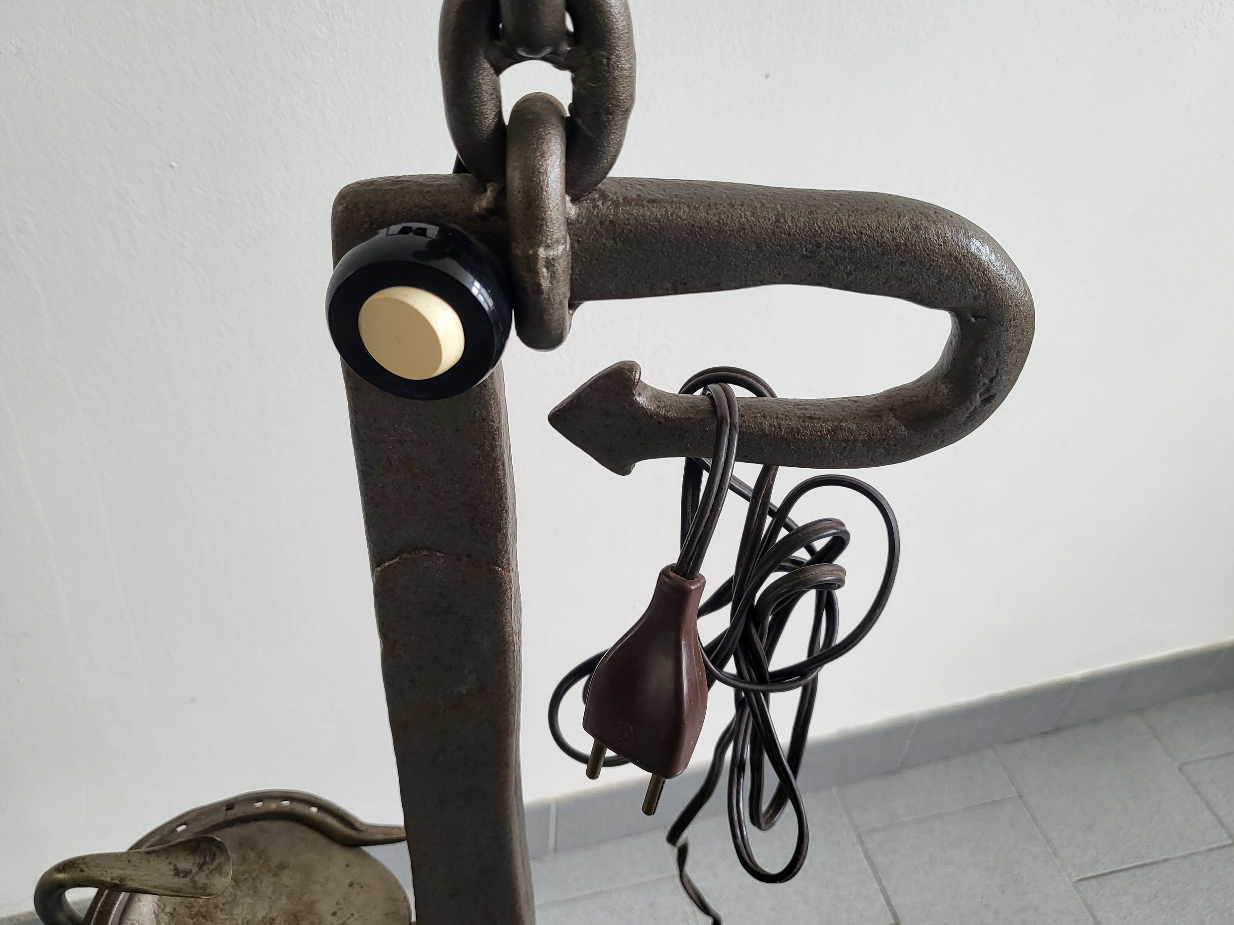 Vintage brutalist floor lamp 1970