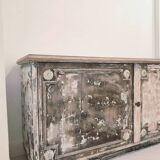 Rustic vintage patinated bar