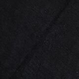 5x7 Dark Navy Blue Solid Turkish Vintage Kilim Rug For Bedroom, 156x223 Cm