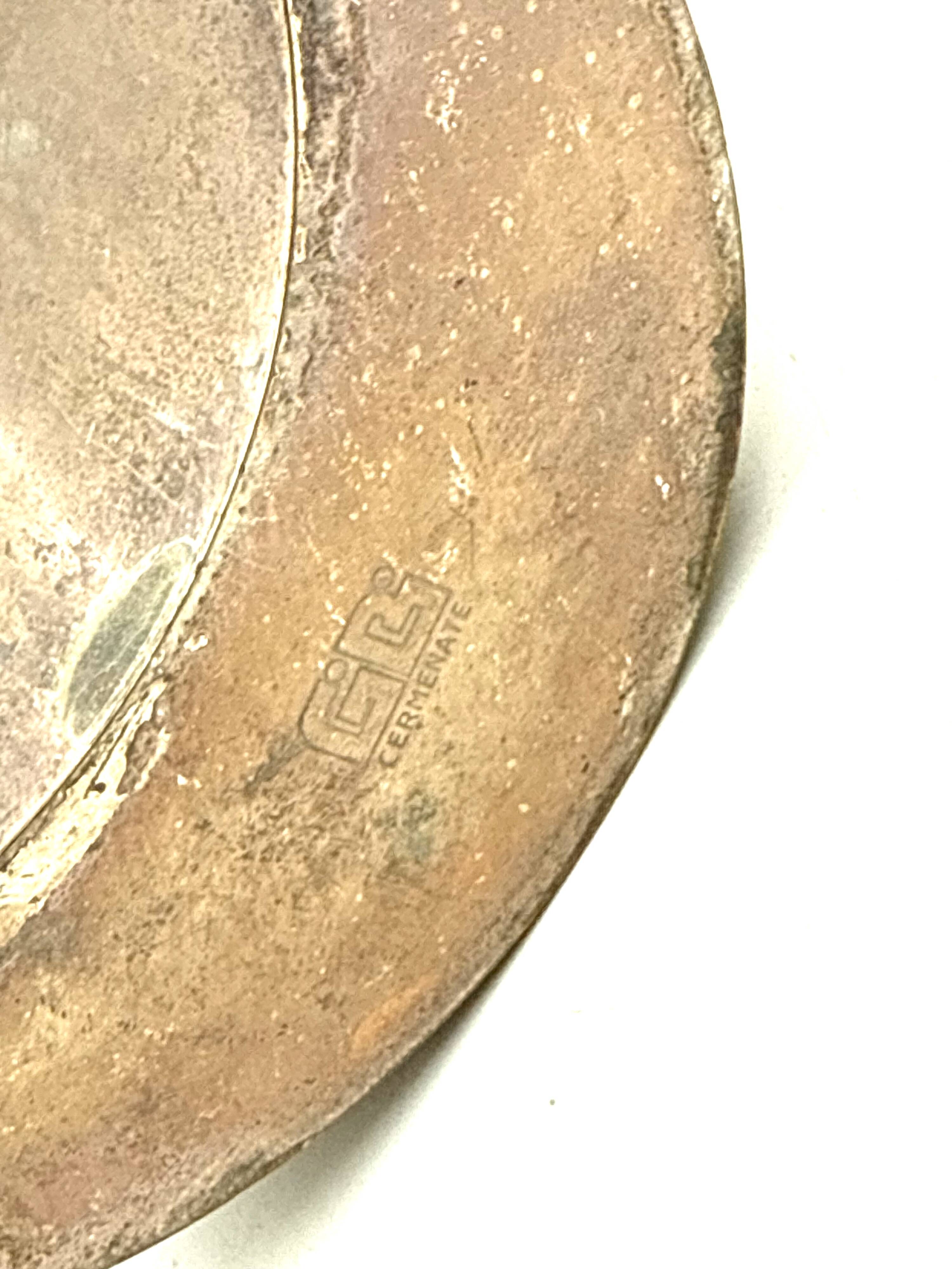 Mid-century set of 3 silver-plated vases, GiBi Italy 1970s