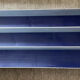Series 3 contemporary wall-mounted bookcase shelves in aluminum and wood