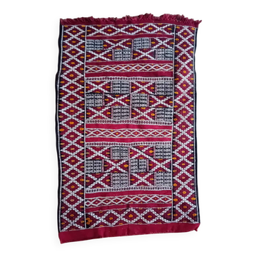 Handmade Berber Kilim Zemmour 160x100cm