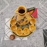 Henriot Quimper liqueur service