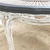 Coffee table with cannage