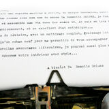 Typewriter Remington Remette Deluxe model 33 year 40