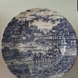 12 assiettes plates  anglaise