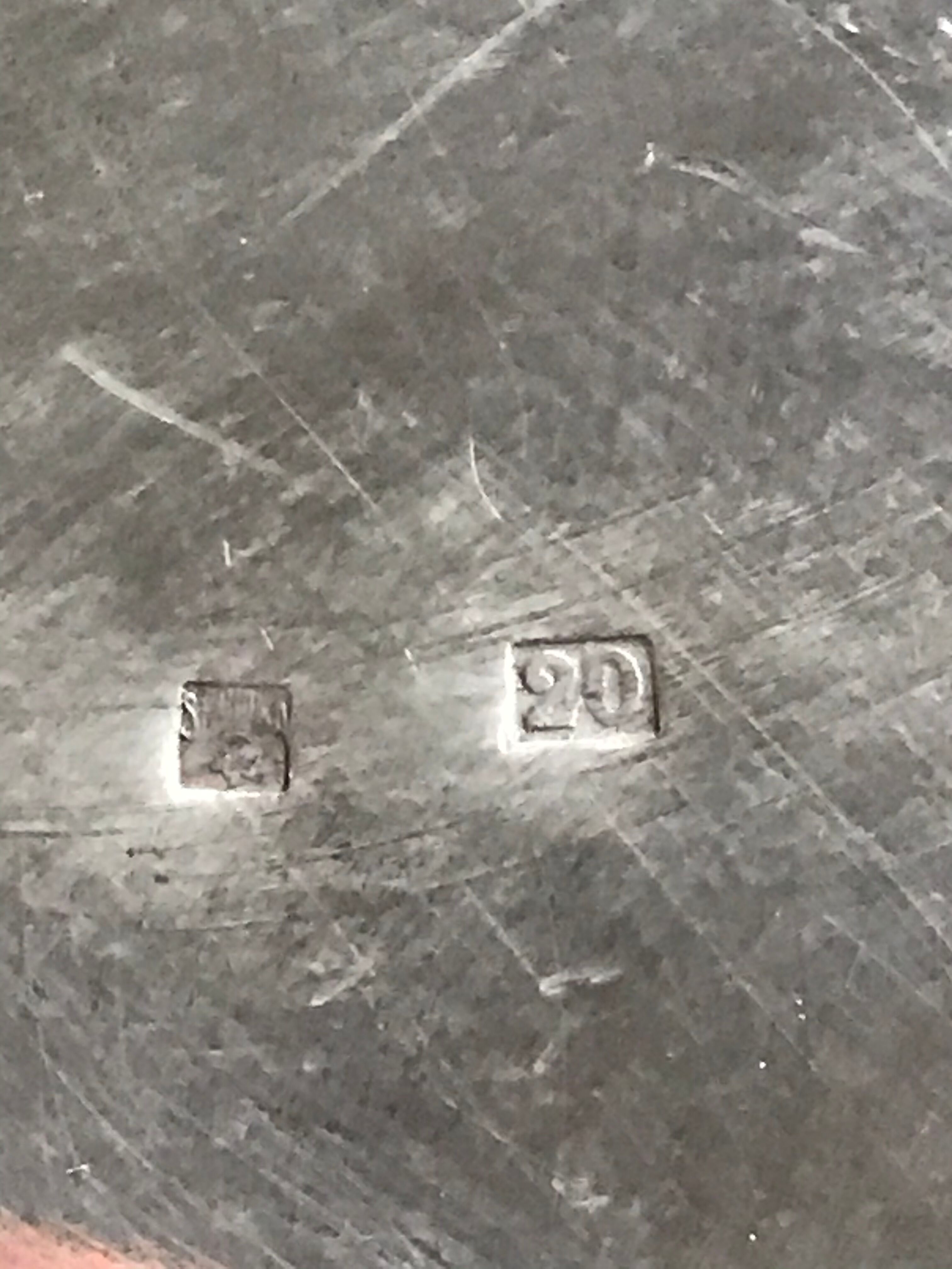 Silver metal champagne bucket