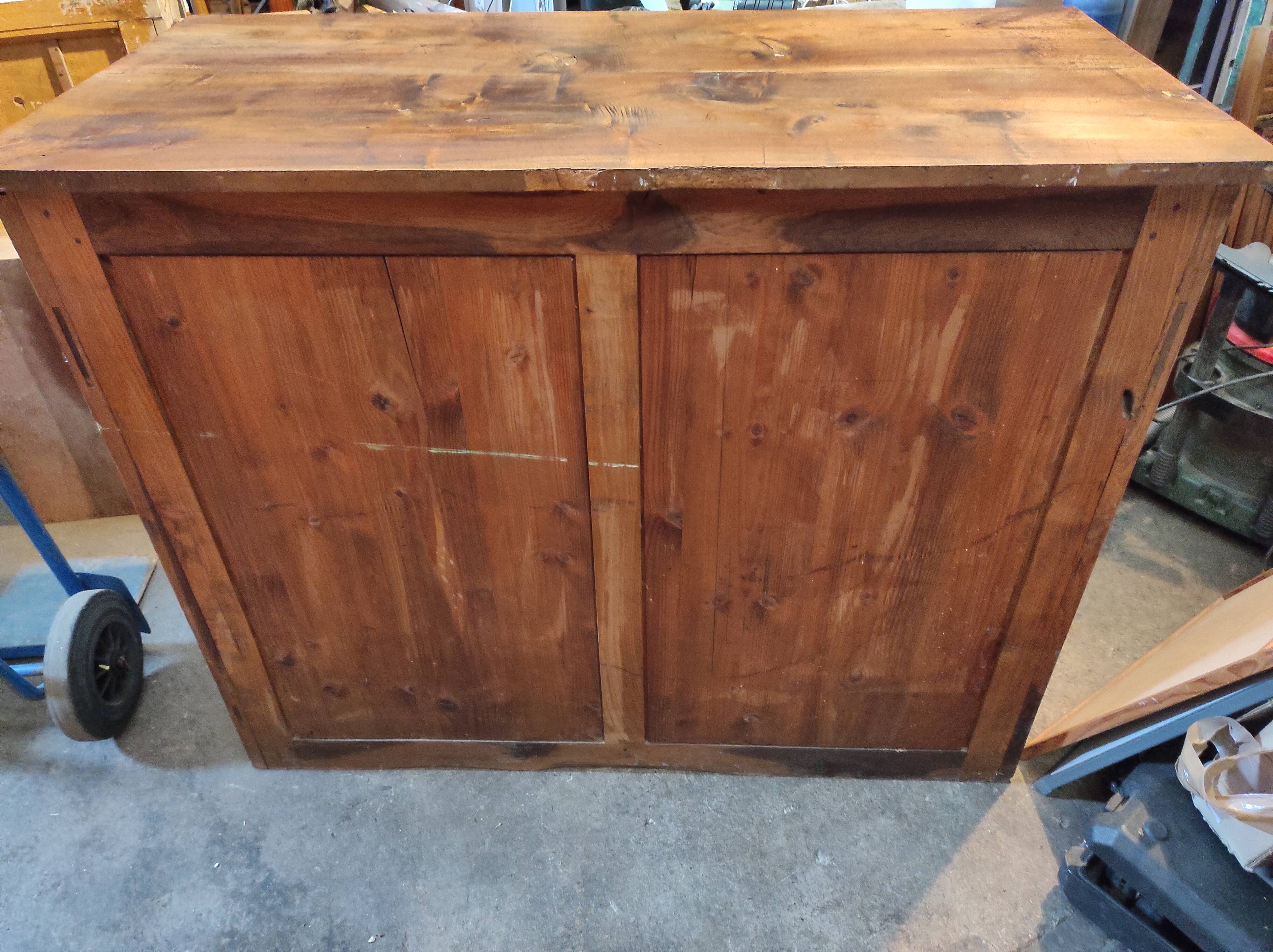 Former Parisian oak buffet 2 doors 2 drawers