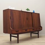 Buffet haut en palissandre, design danois, années 1960, production : Danemark