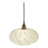 Speckled glass pendant light