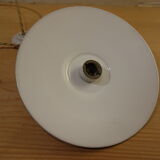 Black enamelled hanging lamp