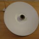 Black enamelled hanging lamp