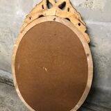 Oval mirror Louis XVI gilded style 53x90cm