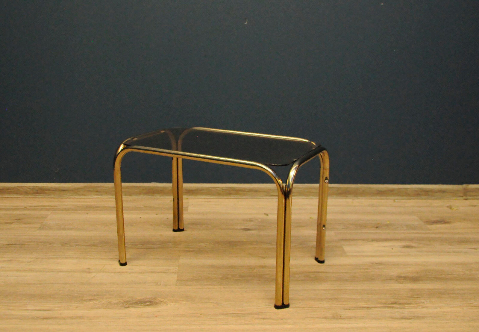 Coffee Table, Smoked Glass and Chrome