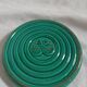 Vintage green bottle bottom