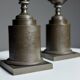 Pair of Empire bronze vases