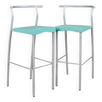 Lot de 2 tabourets de bar Phillipe Stark Hi Glob pour Kartell, Italie, années 1990