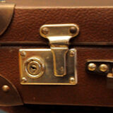 Retro suitcase 60s 70s vintage