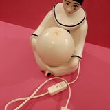 Lamp Pierrot in ceramic