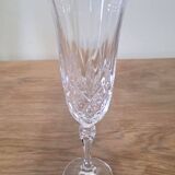 5 flûtes à champagne en cristal