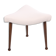 Scandinavian hocker reupholstered design 1960s