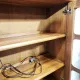 Multifunctional, modular shelving unit/wall system, teak, Denmark, 60s/70s