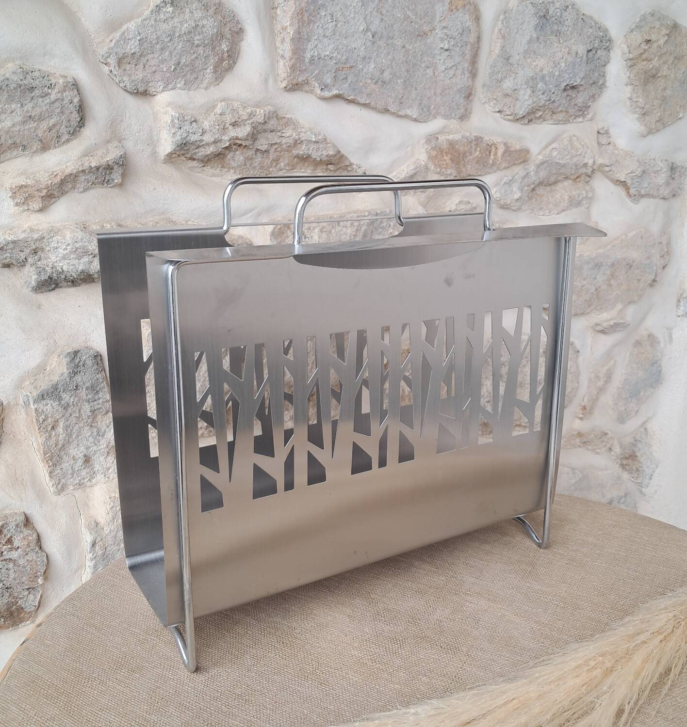 Vintage magazine rack