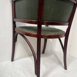 Art deco armchair in courbet wood "maison thonet" 20th century