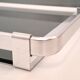 Plateau vintage italien de style Bauhaus (années 1970)