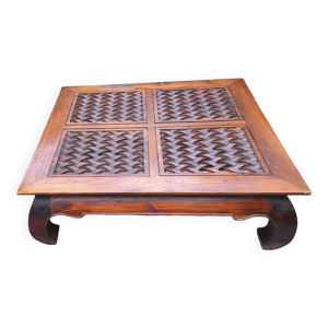 table basse carrée en - bois