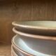 service a dessert 6 assiettes plates + 2 creuses en gres de gien, 1970