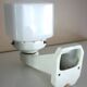 Antique wall light, porcelain and opaline glass, Art Deco period
